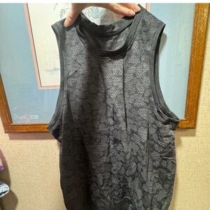 lululemon athletica Black Patterned Tank Top